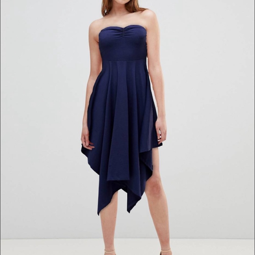 ASOS bandeau sweetheart dress NWT